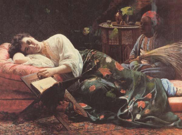 Louis emile pinel de Grandchamp Emina Souvenir d'Orient (mk32) oil painting picture